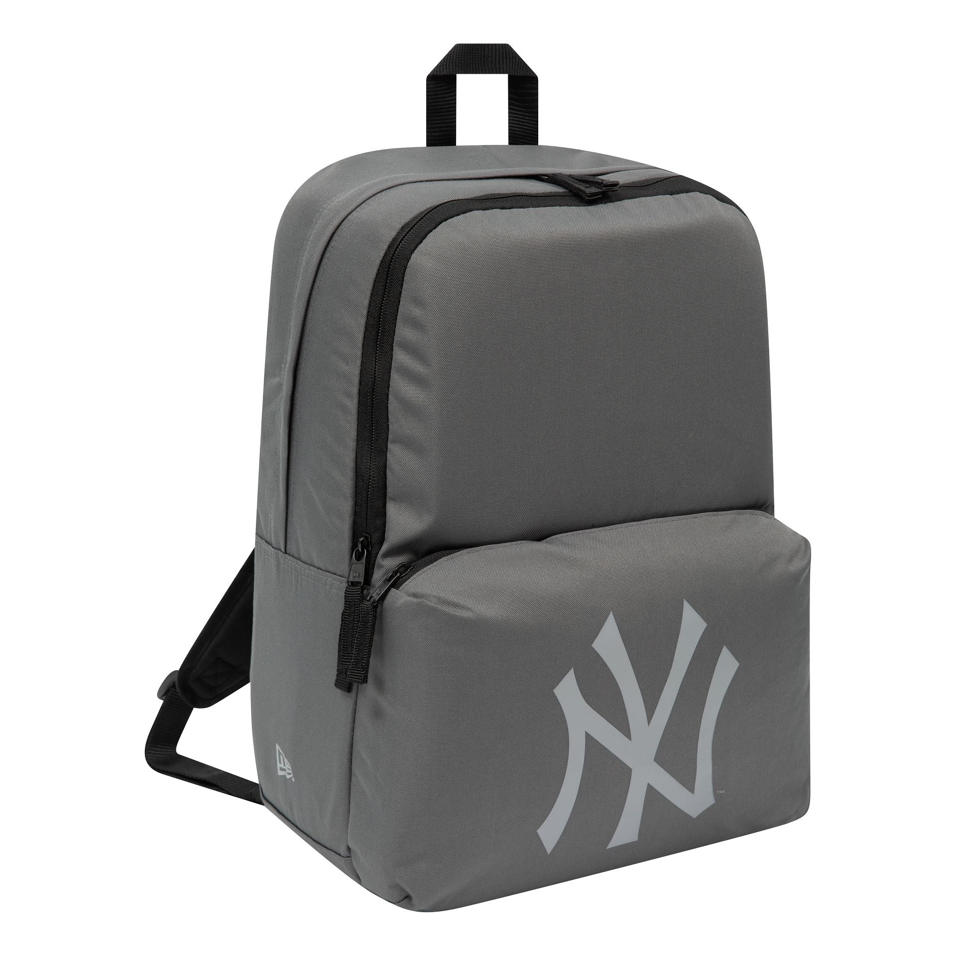 This is a New York Yankees MLB Multi Compartment Dark Grey Stadium Backpack 2