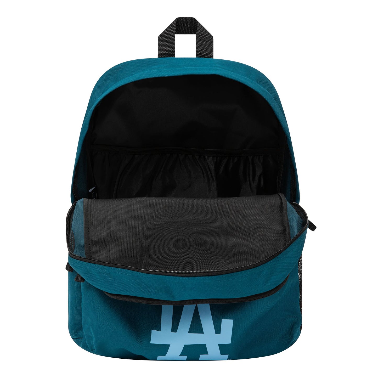 This is a LA Dodgers MLB Multi Compartment Blue Stadium Backpack 3