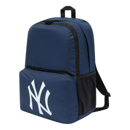 This is a New York Yankees MLB Multi Compartment Navy Stadium Backpack 2