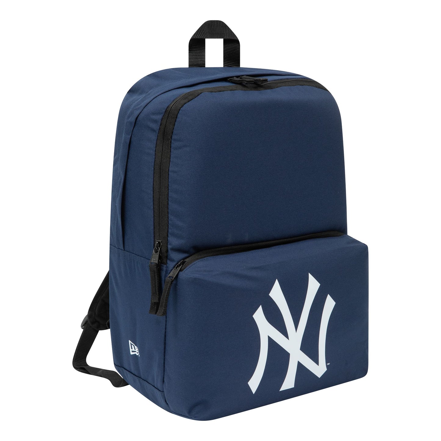 This is a New York Yankees MLB Multi Compartment Navy Stadium Backpack 2