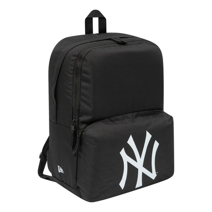 This is a New York Yankees MLB Multi Compartment Black Stadium Backpack 2