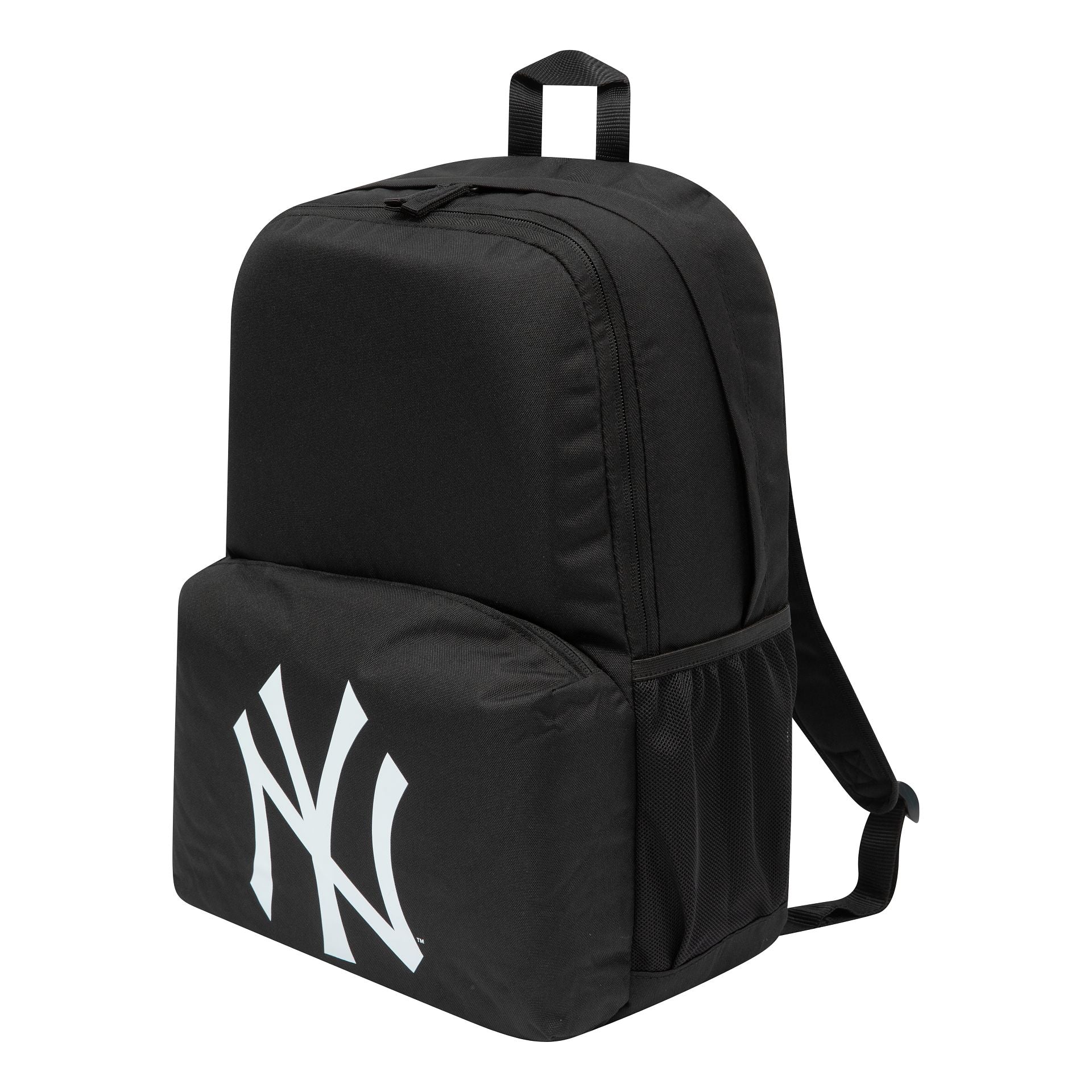 This is a New York Yankees MLB Multi Compartment Black Stadium Backpack 4