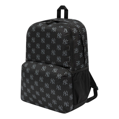 This is a New York Yankees Monogram Multi Compartment Black Stadium Backpack 4