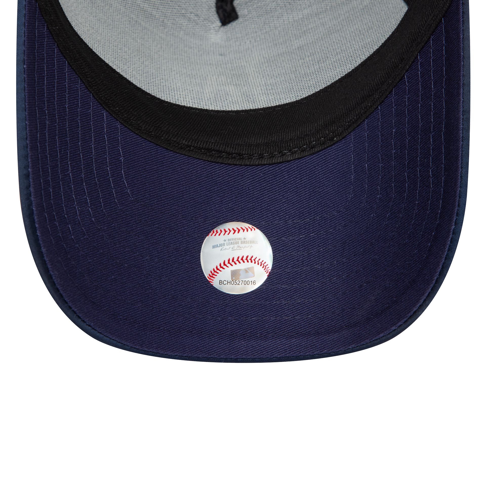 This is a LA Dodgers MLB Satin Rhinestone Navy 9FORTY E-Frame Adjustable Cap 2