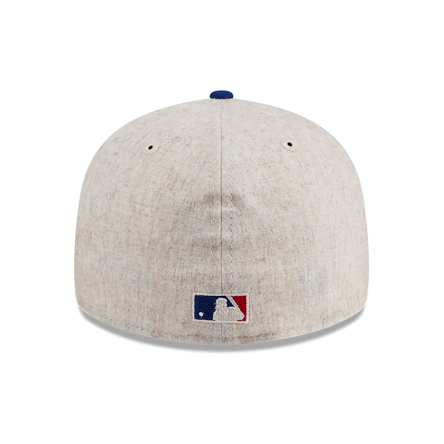 This is a Chicago Cubs Melton Wool Light Beige Retro Crown 59FIFTY Fitted Cap 5