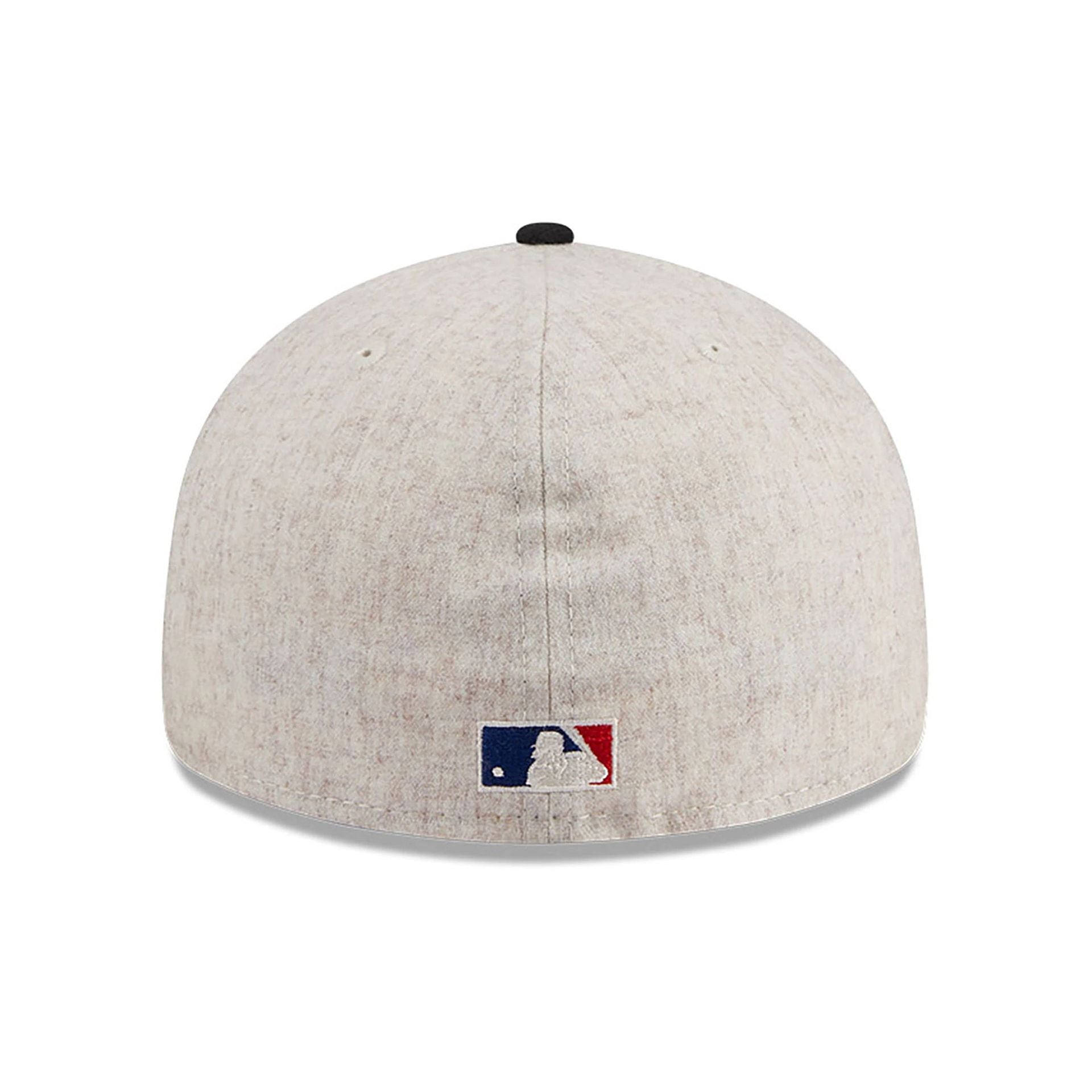 This is a San Francisco Giants Melton Wool Light Beige Retro Crown 59FIFTY Fitted Cap 6