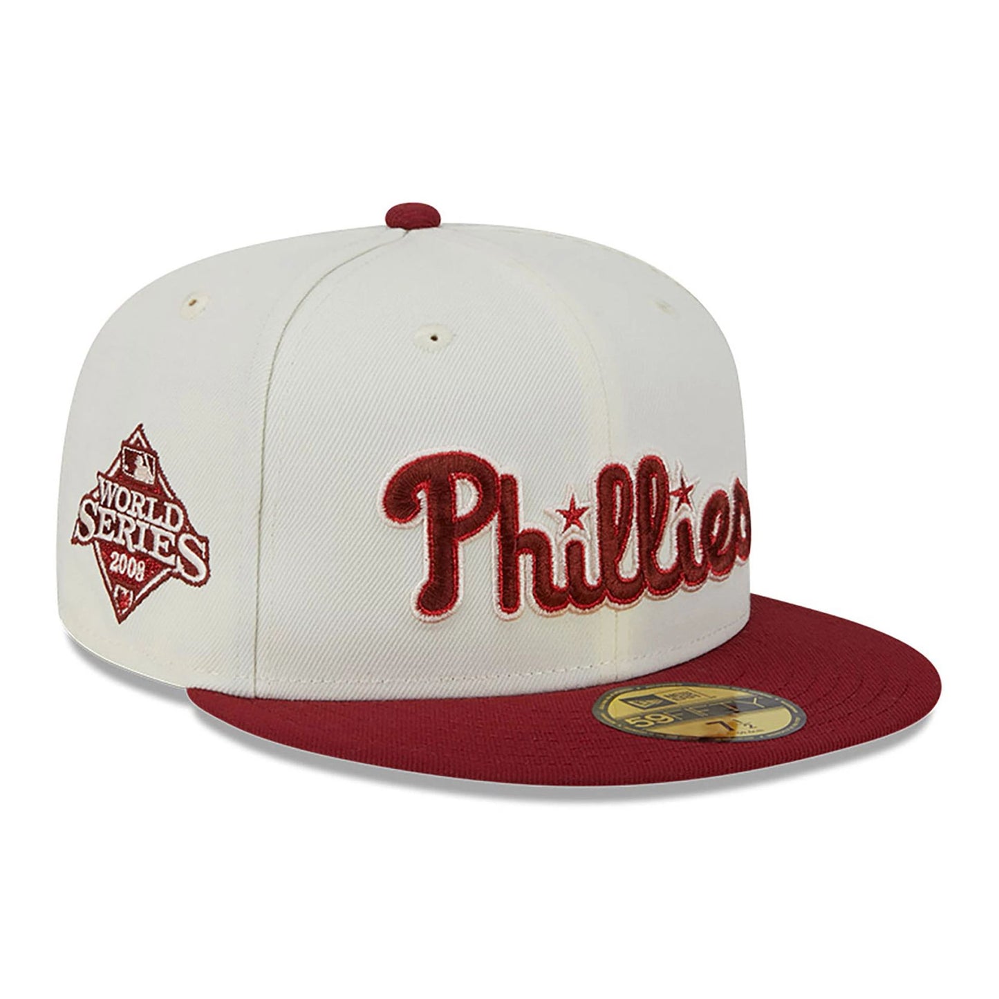 This is a Philadelphia Phillies Be Mine White 59FIFTY Fitted Cap 3