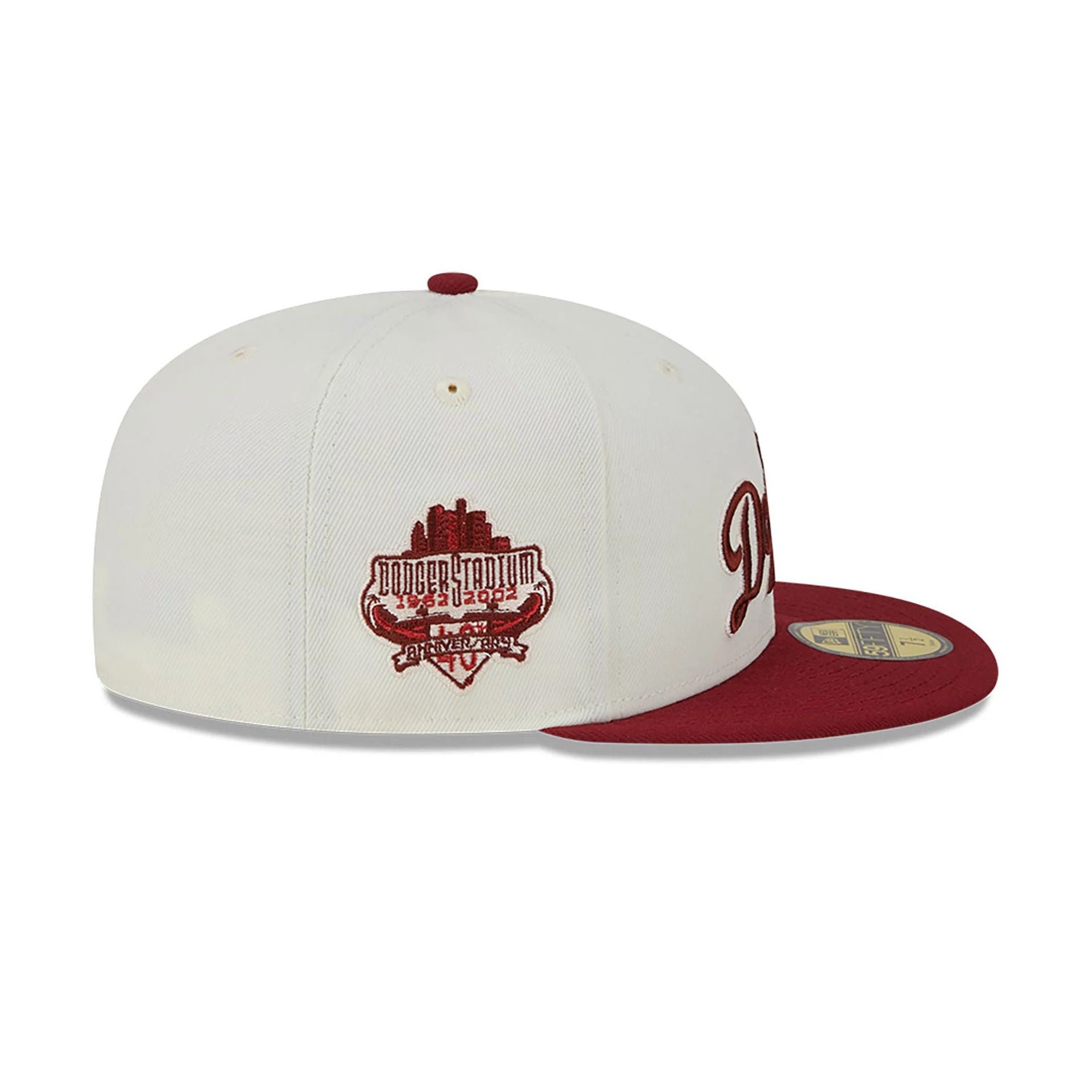 This is a LA Dodgers Be Mine White 59FIFTY Fitted Cap 6