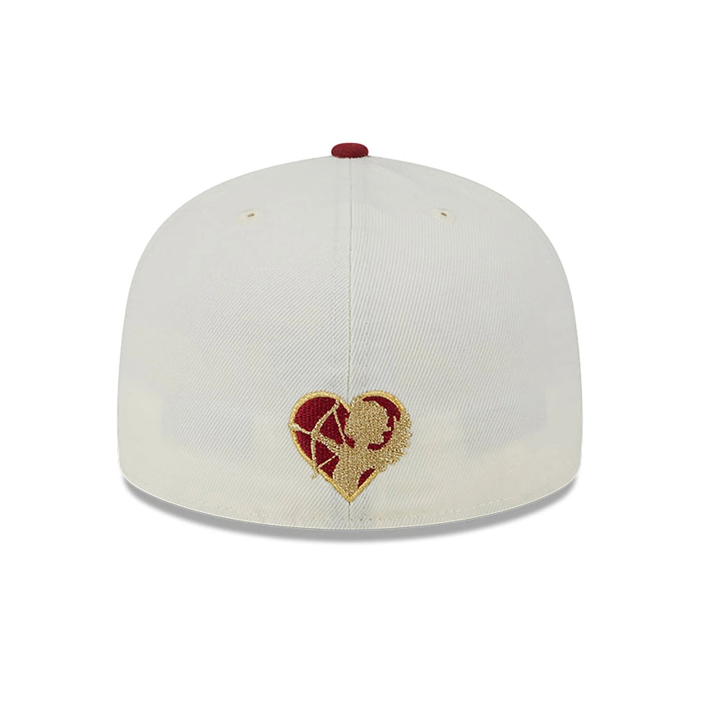 This is a Boston Red Sox Be Mine White 59FIFTY Fitted Cap 5