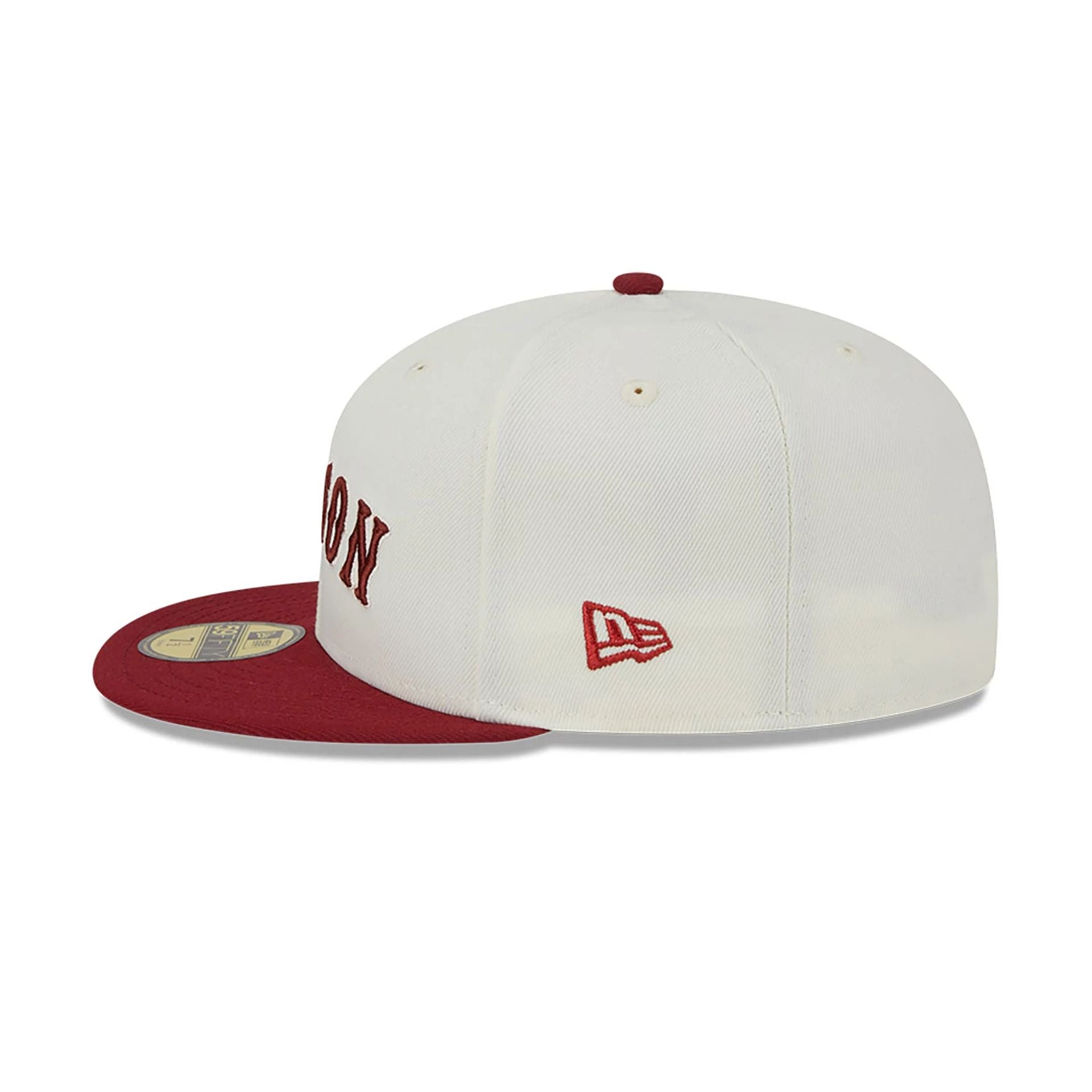 This is a Boston Red Sox Be Mine White 59FIFTY Fitted Cap 6