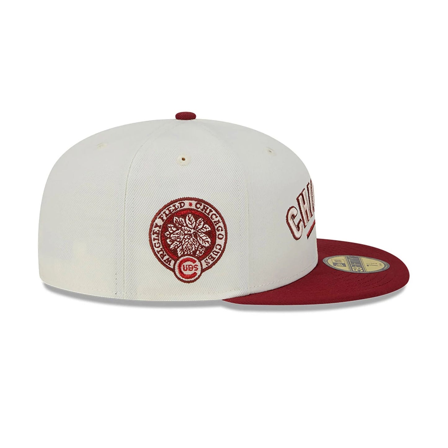 This is a Chicago Cubs Be Mine White 59FIFTY Fitted Cap 6