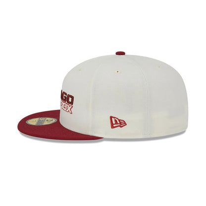 This is a Chicago White Sox Be Mine White 59FIFTY Fitted Cap 7