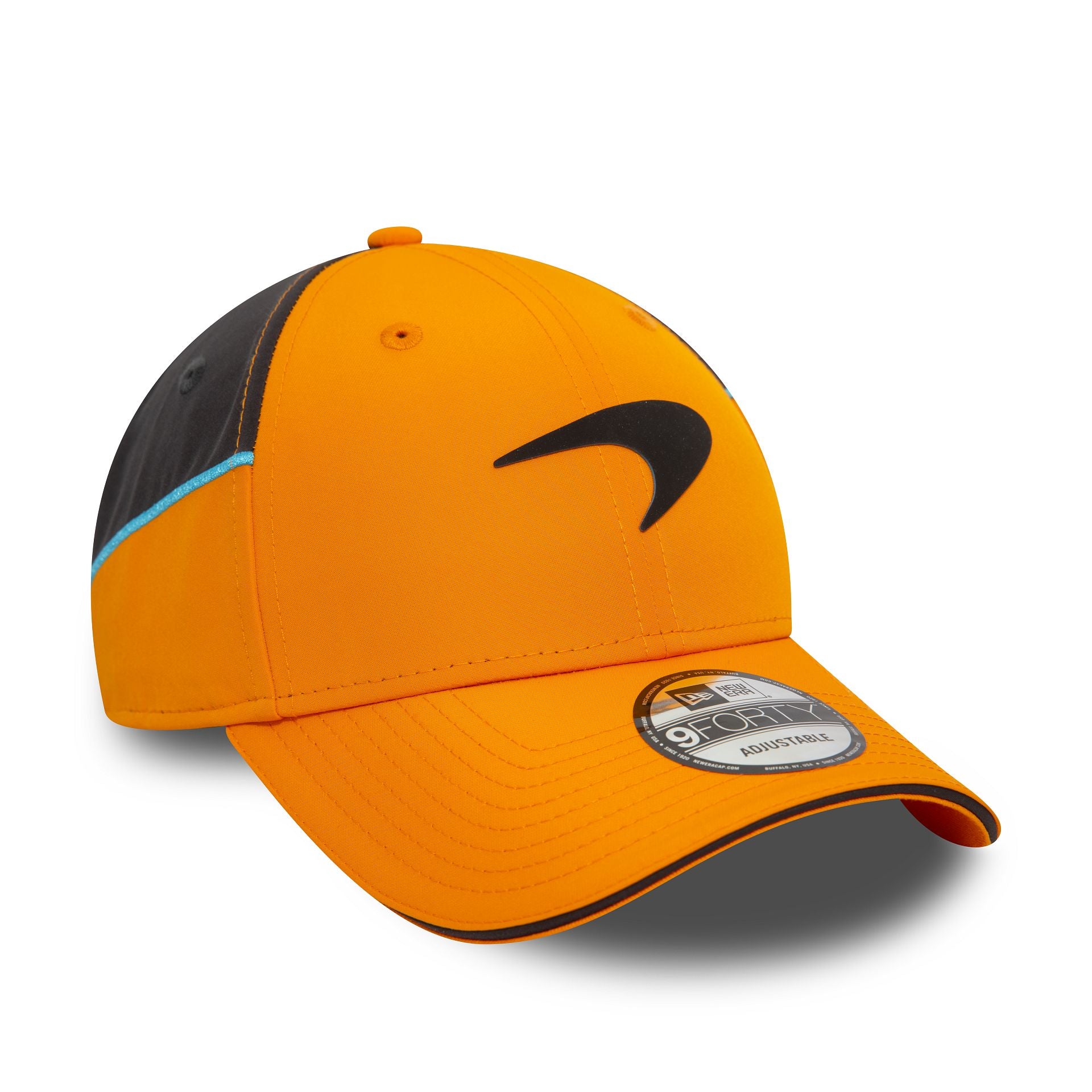 This is a McLaren Racing Team Colour Orange 9FORTY Adjustable Cap 3