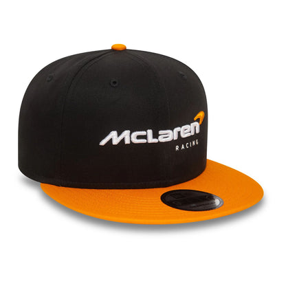 This is a McLaren Racing Essentials Black 9FIFTY Snapback Cap 3