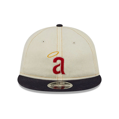 This is a LA Angels Chrome Denim White Retro Crown 9FIFTY Strapback Cap 2