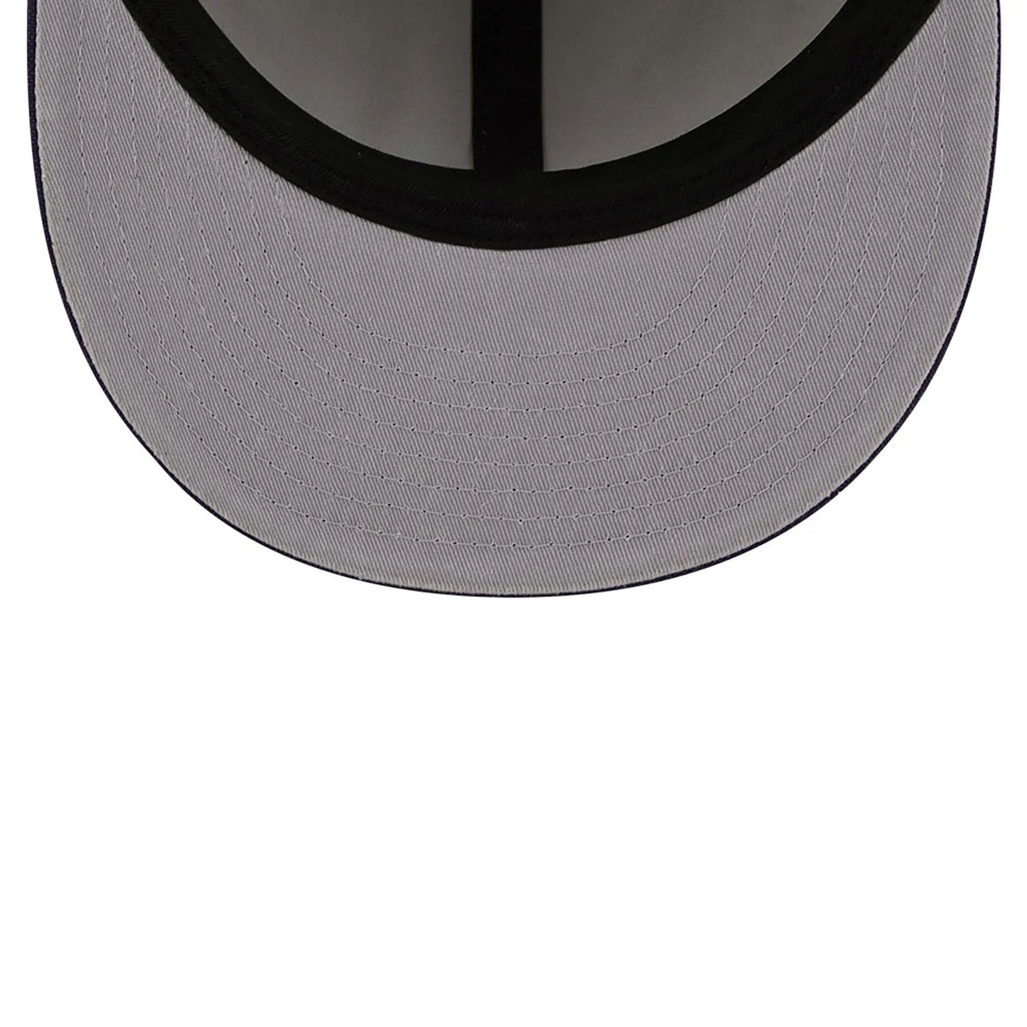 This is a San Diego Padres Chrome Denim White Retro Crown 9FIFTY Strapback Cap 3