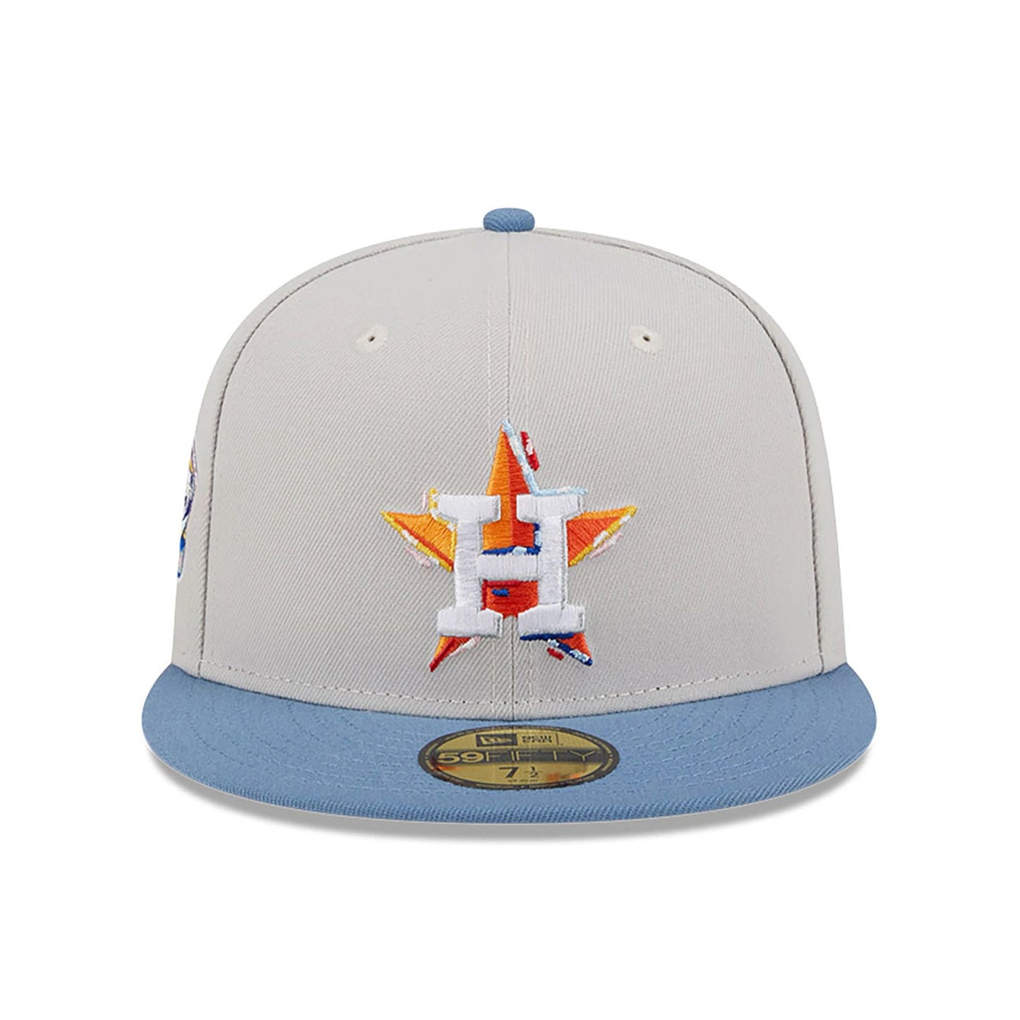 This is a Houston Astros Colour Brush Light Beige 59FIFTY Fitted Cap 4