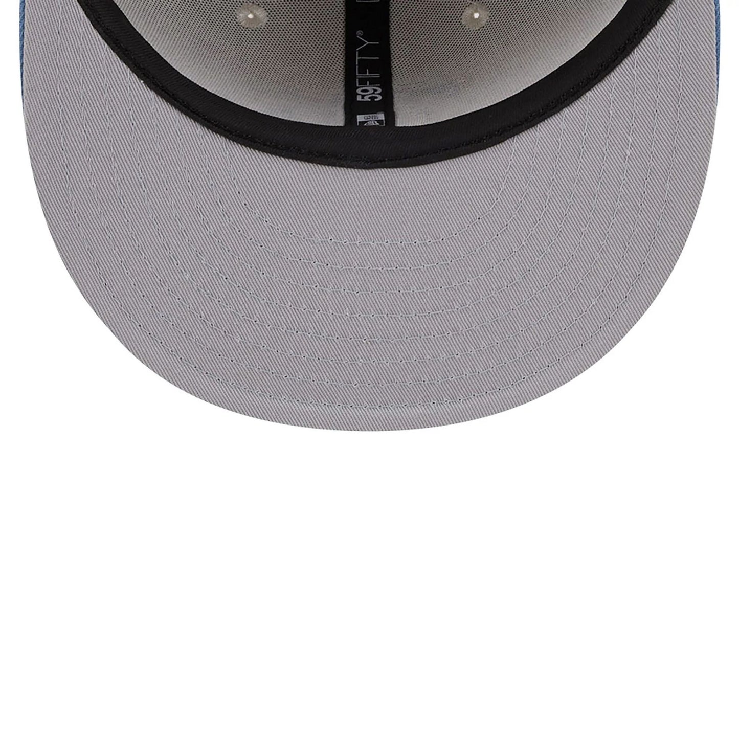 This is a Tampa Bay Rays Colour Brush Light Beige 59FIFTY Fitted Cap 2