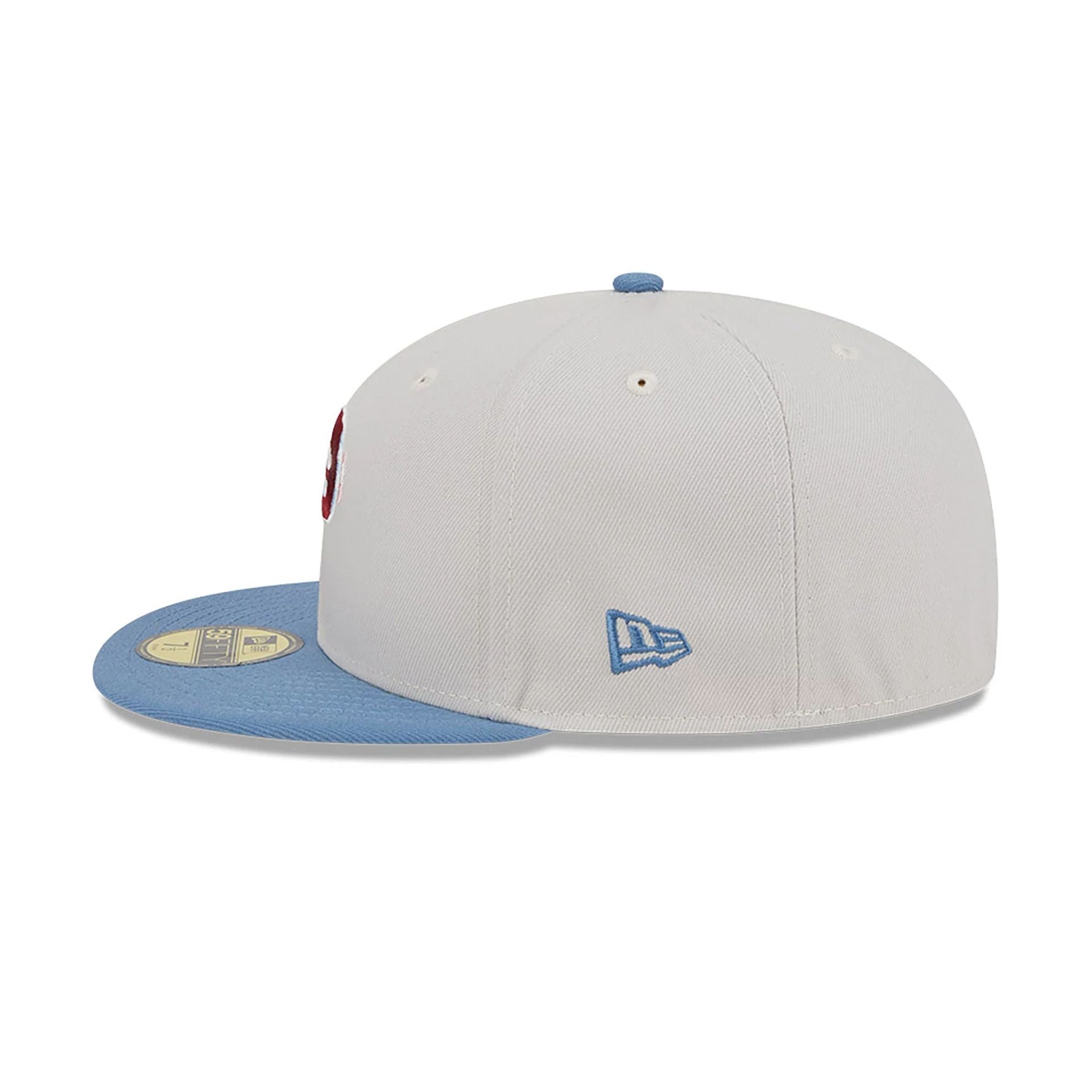 This is a Philadelphia Phillies Colour Brush Light Beige 59FIFTY Fitted Cap 6