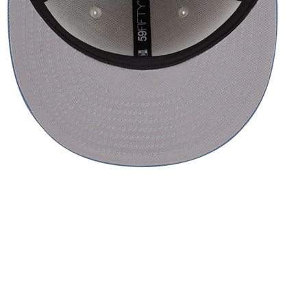 This is a Miami Marlins Colour Brush Cream 59FIFTY Fitted Cap 2