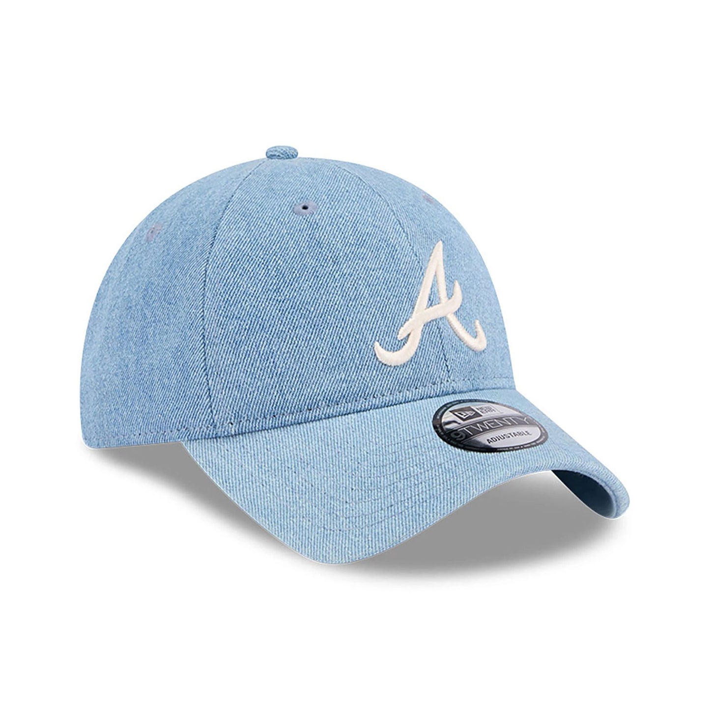 This is a Atlanta Braves Washed Denim Light Blue 9TWENTY Adjustable Cap 3