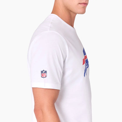 The Male model is wearing Buffalo Bills NFL White T-Shirt 3