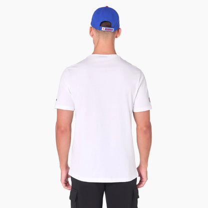 The Male model is wearing Buffalo Bills NFL White T-Shirt 7