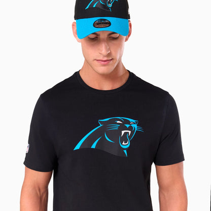 The Male model is wearing Carolina Panthers NFL Black T-Shirt 5