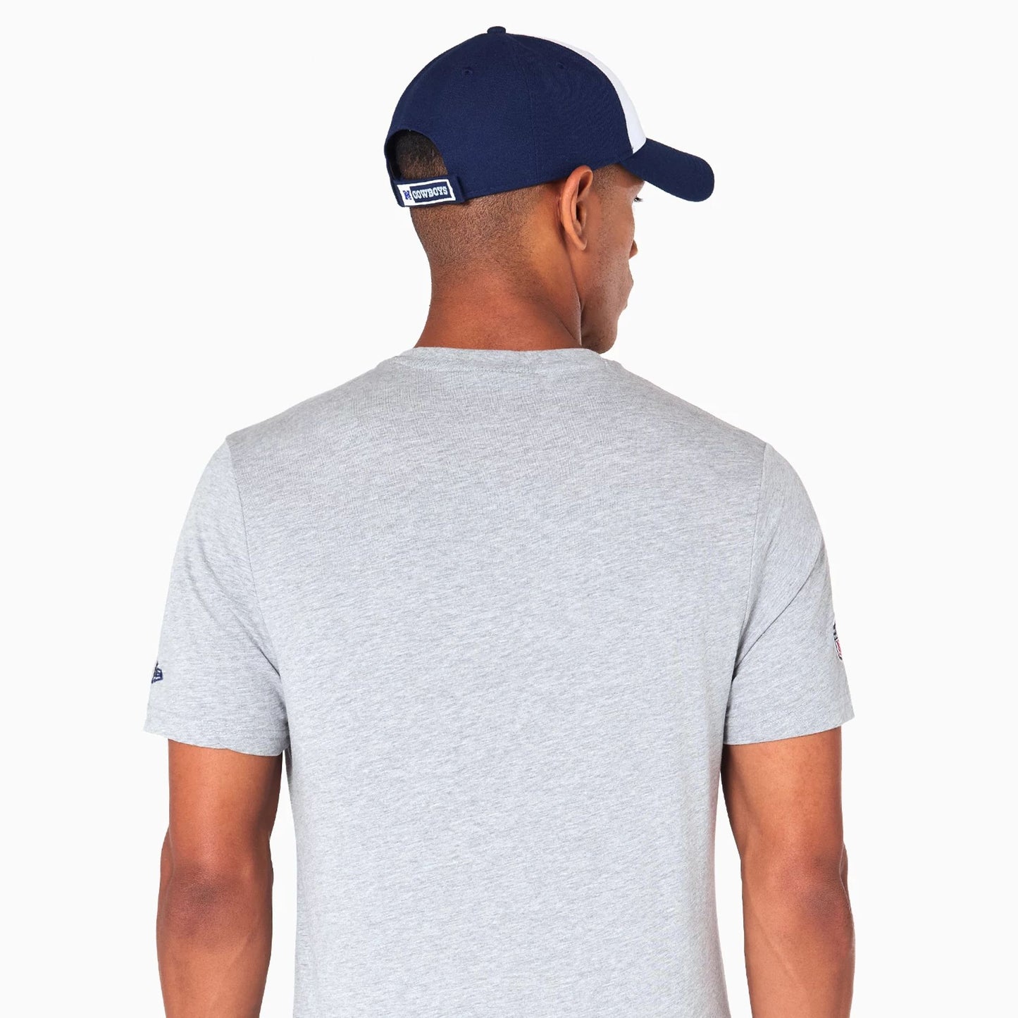 The Male model is wearing Dallas Cowboys NFL Grey T-Shirt 6