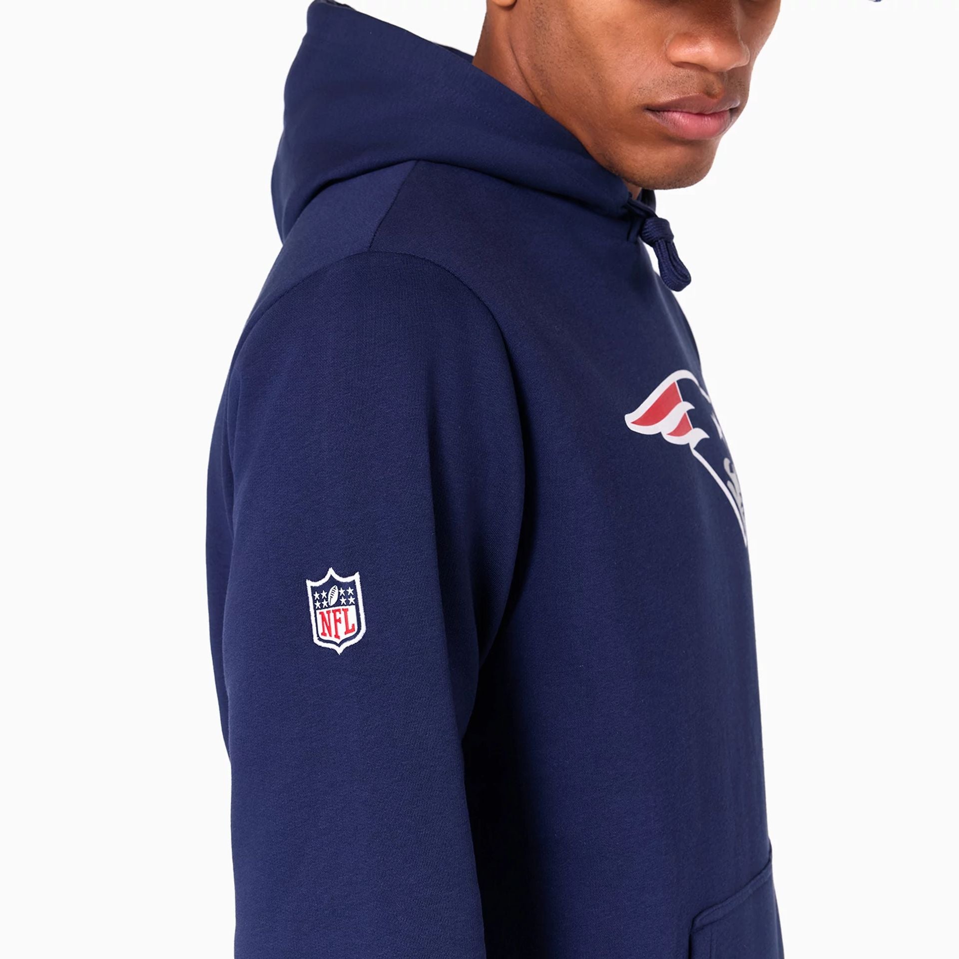 NWT NFL Team Apparel New England Patriots outlets Hooded Navy Sweater Large