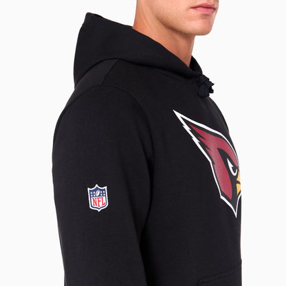 The Male model is wearing Arizona Cardinals NFL Black Pullover Hoodie 6