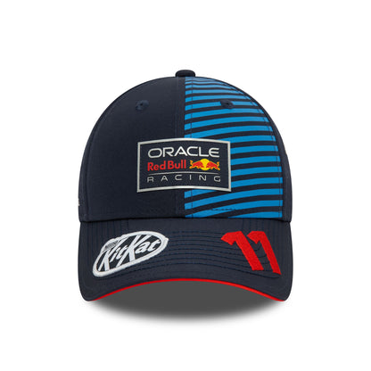 This is a Red Bull Racing Youth Sergio Perez Team Dark Blue 9FORTY Adjustable Cap 3