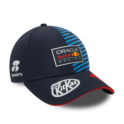 This is a Red Bull Racing Youth Sergio Perez Team Dark Blue 9FORTY Adjustable Cap 4