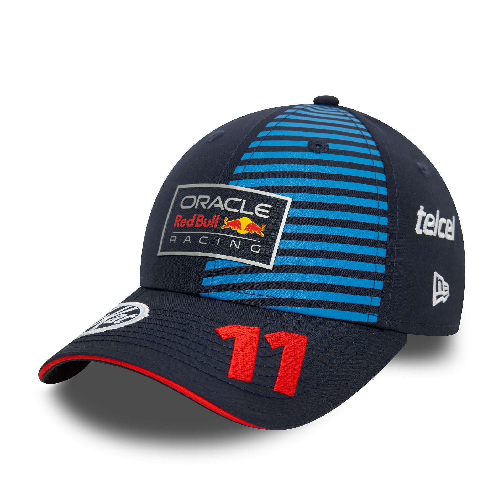 This is a Red Bull Racing Youth Sergio Perez Team Dark Blue 9FORTY Adjustable Cap 1