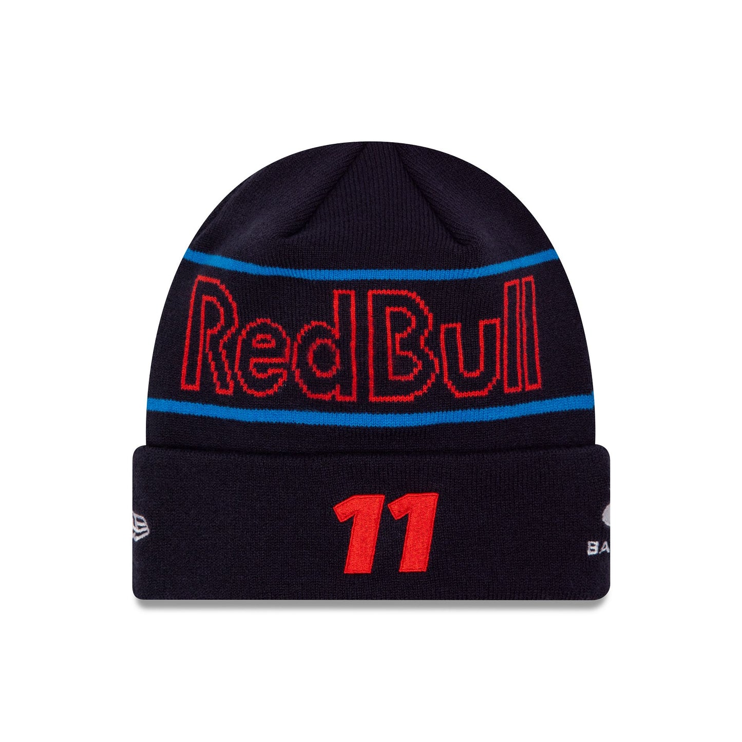 This is a Red Bull Racing Sergio Perez Team Navy Cuff Knit Beanie Hat 2