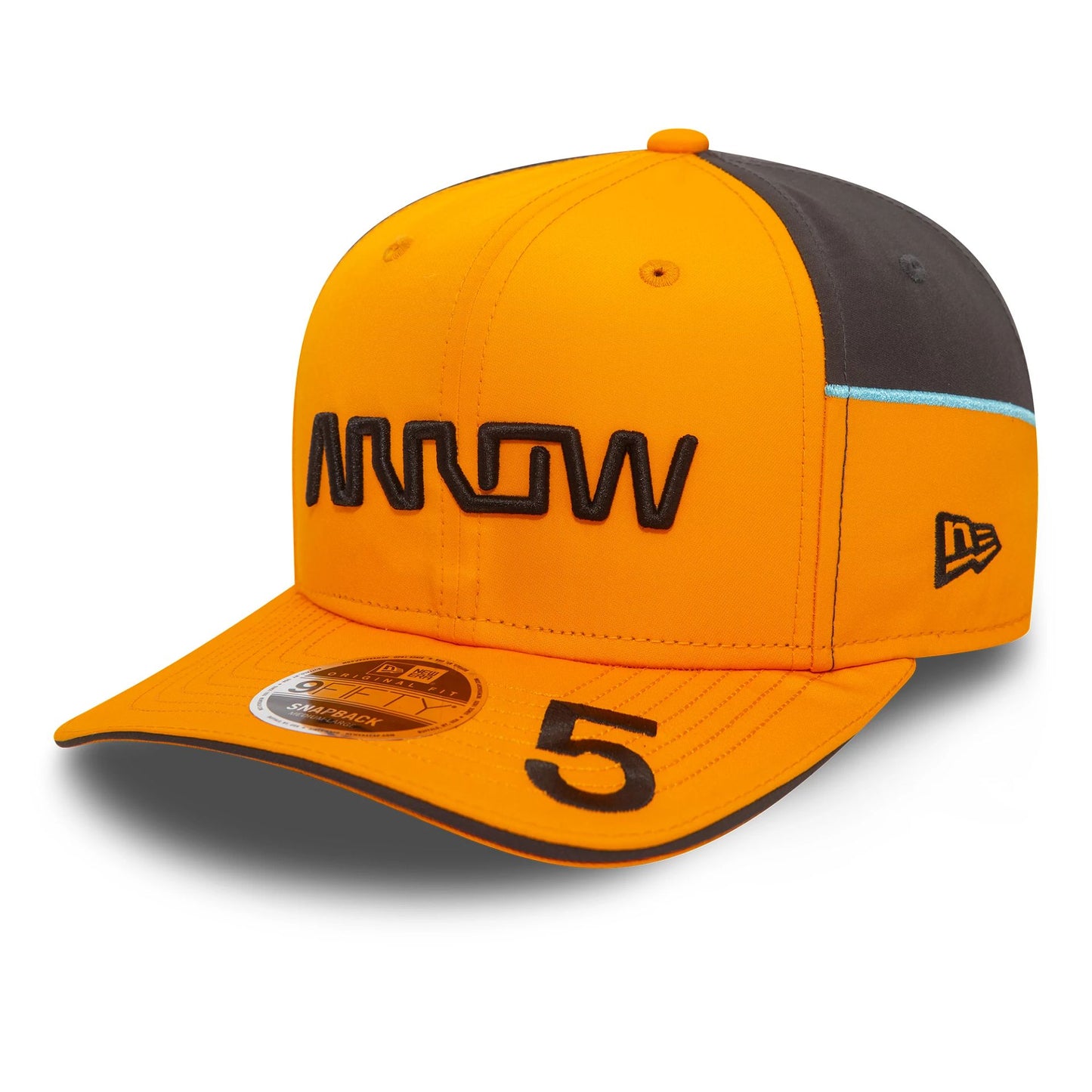 This is a McLaren Racing Indy Pato O'Ward Arrow Orange 9FIFTY Snapback Original Fit Cap 4