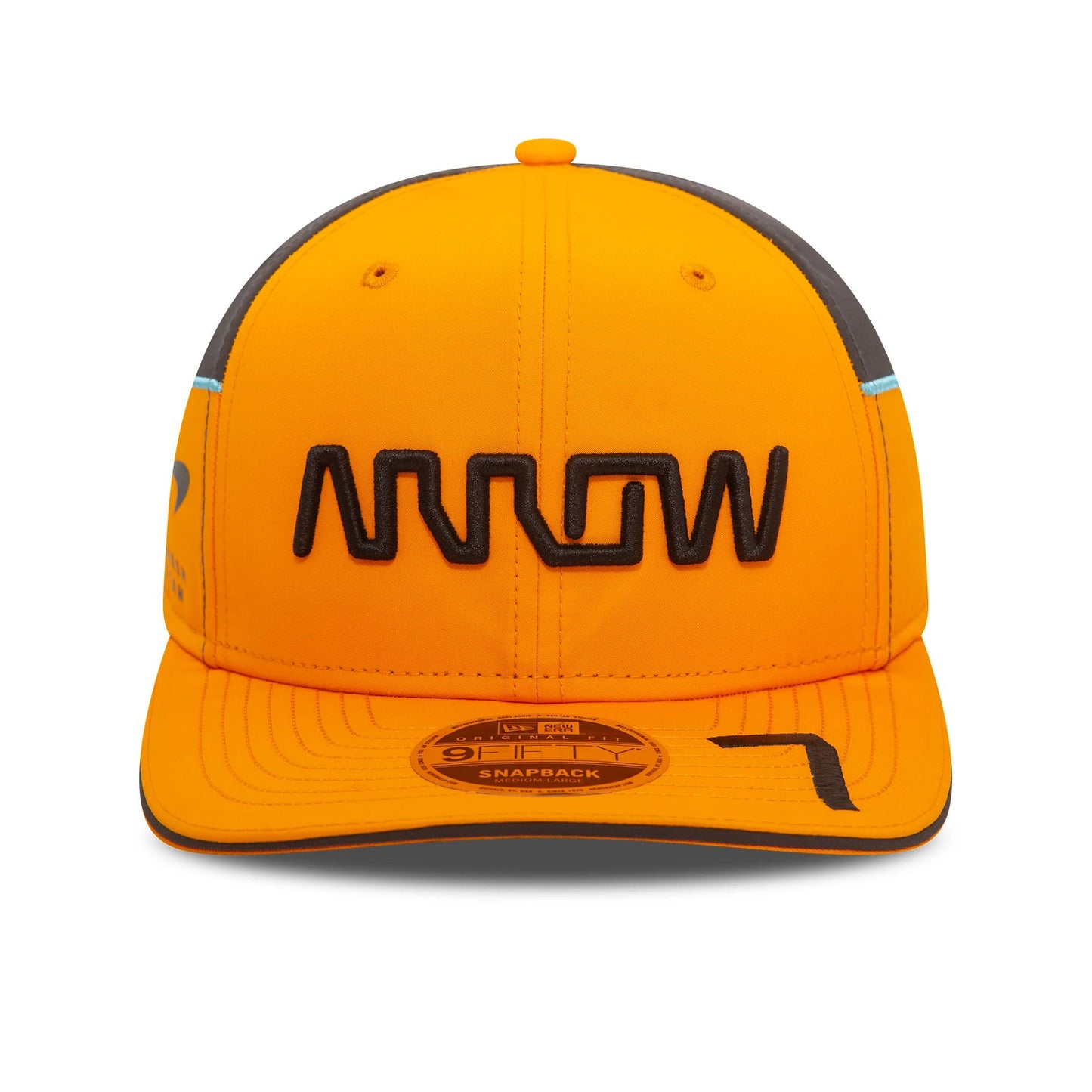 This is a McLaren Racing Indy Alexander Rossi Arrow Orange 9FIFTY Snapback Original Fit Cap 4