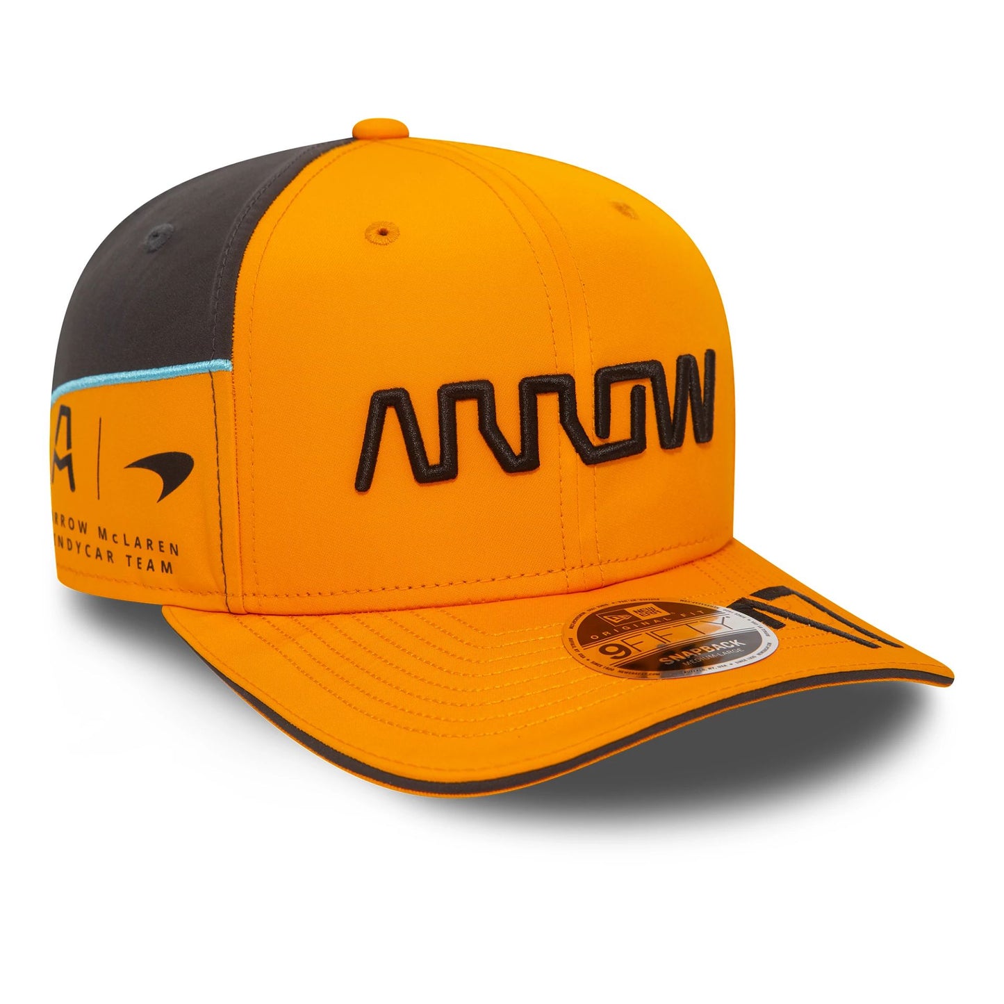 This is a McLaren Racing Indy Team Arrow Orange 9FIFTY Snapback Original Fit Cap 5