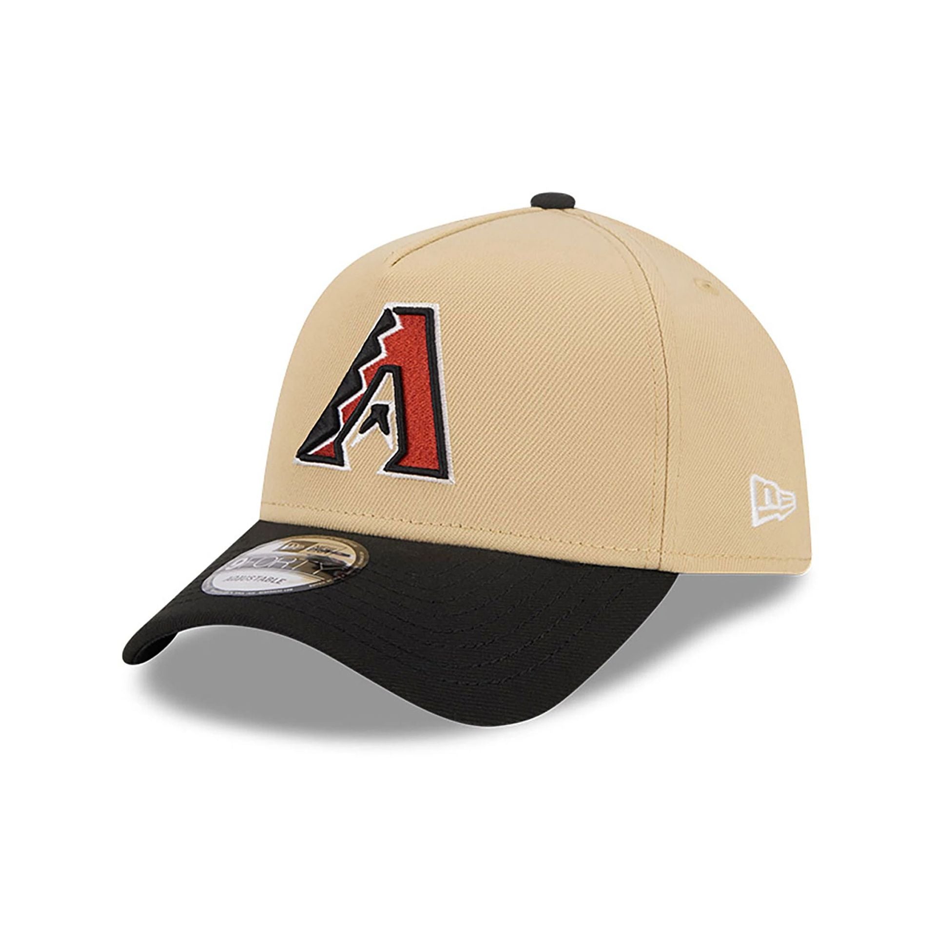 This is a Arizona Diamondbacks City Sidepatch Light Beige 9FORTY A-Frame Adjustable Cap 1