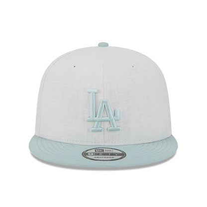 This is a LA Dodgers Minty Breeze White 9FIFTY Snapback Cap 3