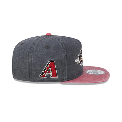 This is a Arizona Diamondbacks Pigment Dyed Dark Grey Golfer Cap 6