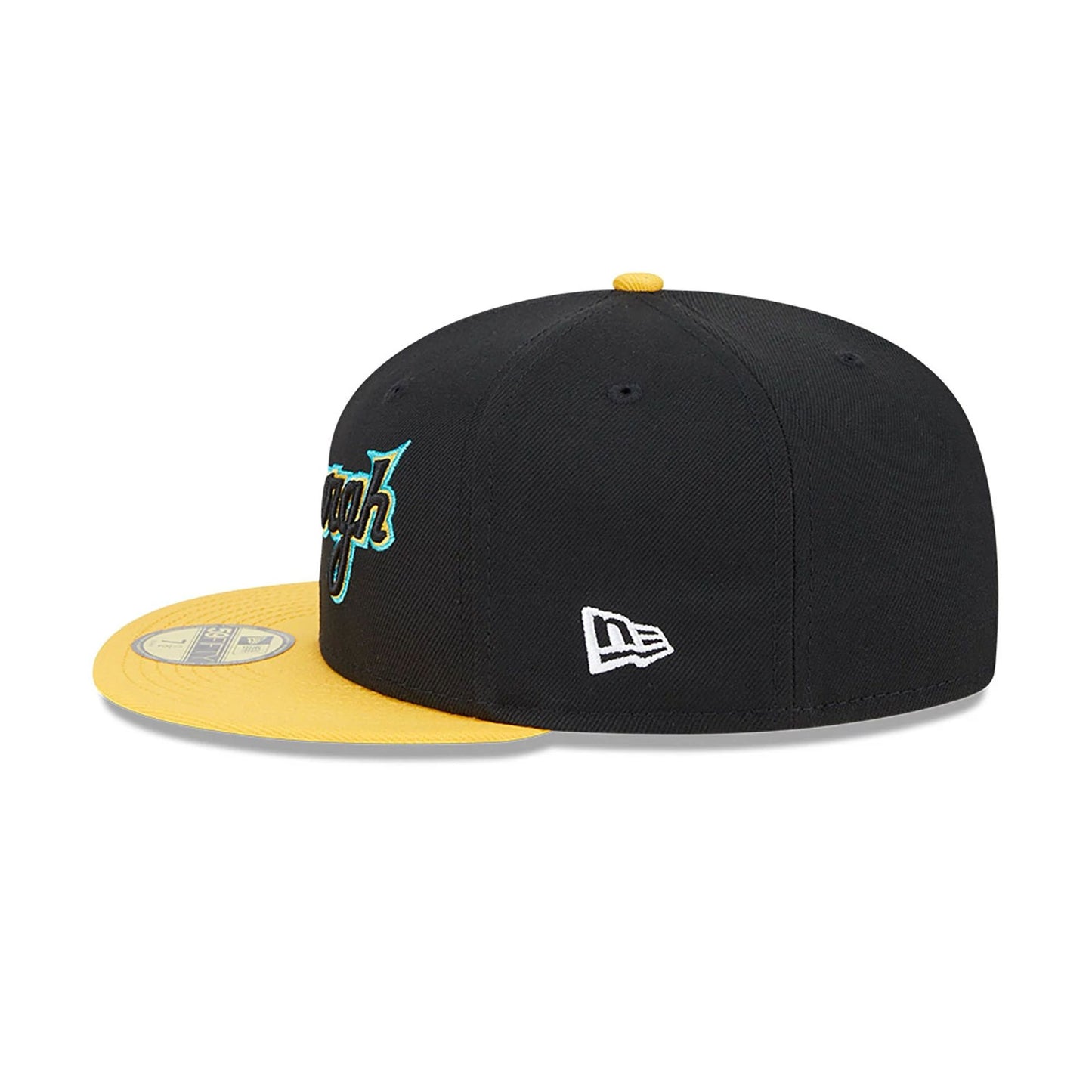 This is a Pittsburgh Pirates Retro Spring Training Black 59FIFTY Fitted Cap 7