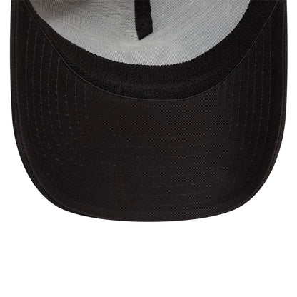 This is a New York Yankees League Essential Black 39THIRTY A-Frame Stretch Fit Cap 5