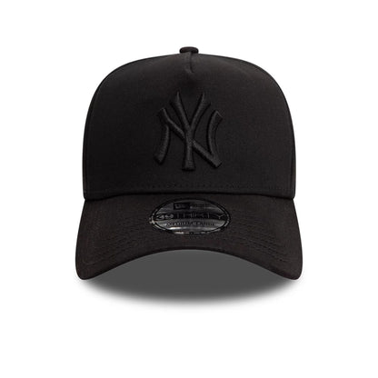 This is a New York Yankees League Essential Black 39THIRTY A-Frame Stretch Fit Cap 2