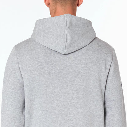 The Male model is wearing Washington Commanders NFL Grey Pullover Hoodie 5