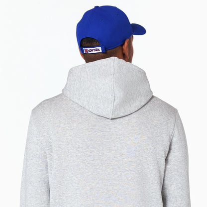 The Male model is wearing New York Knicks NBA Grey Pullover Hoodie 6