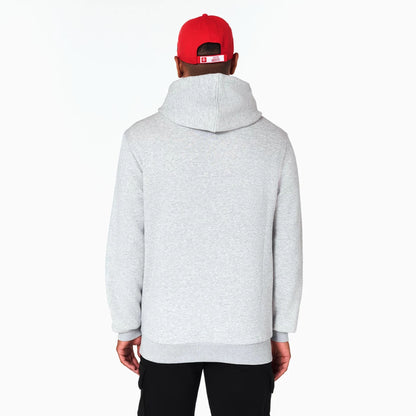 The Male model is wearing Houston Rockets NBA Grey Pullover Hoodie 7