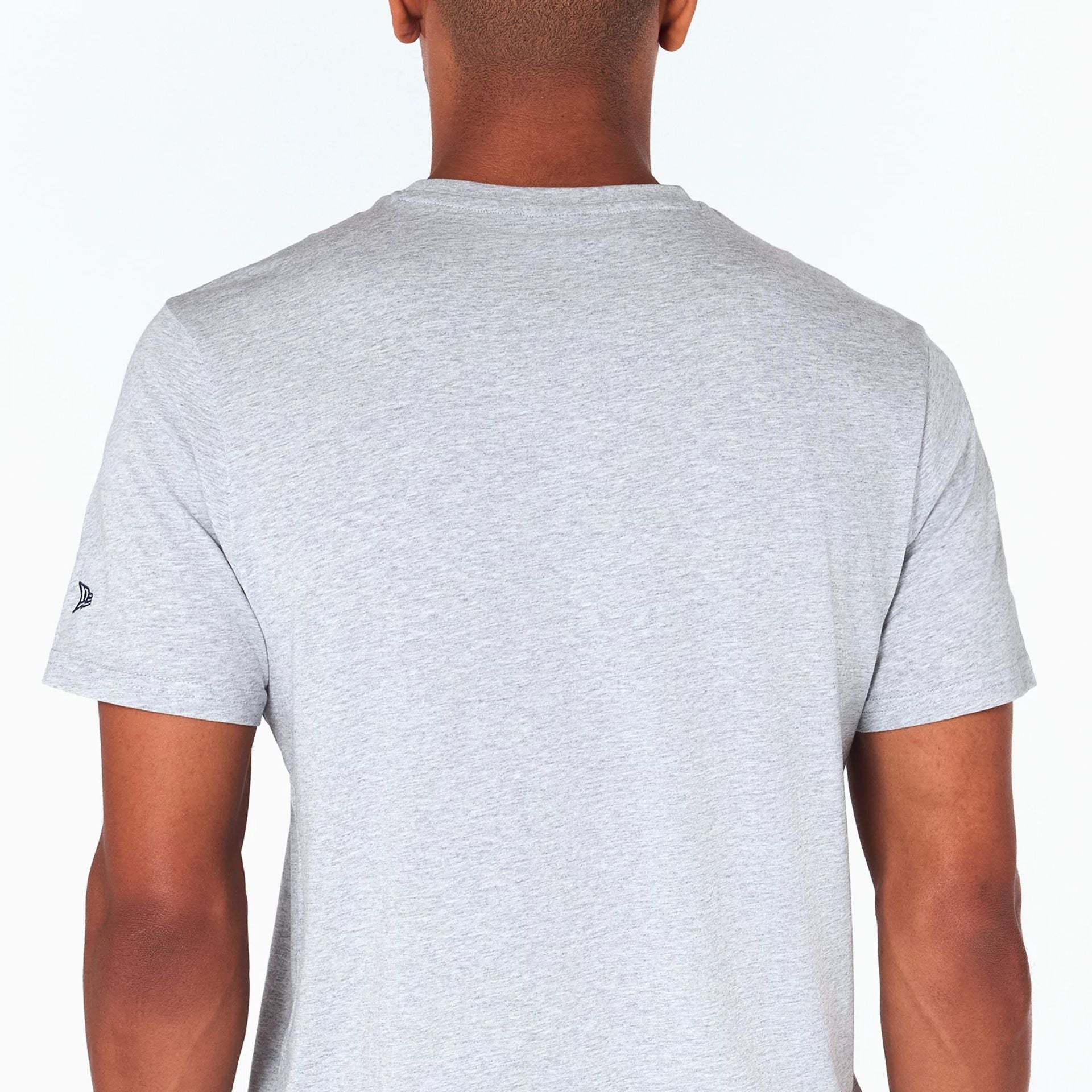 The Male model is wearing Denver Nuggets NBA Grey T-Shirt 6