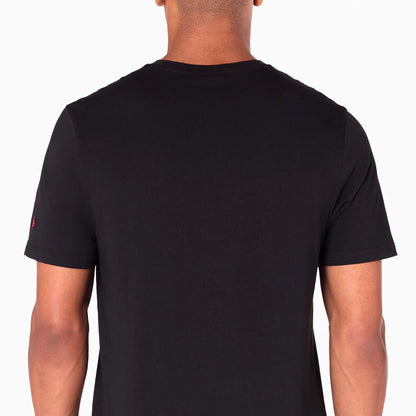 The Male model is wearing Houston Rockets NBA Black T-Shirt 7