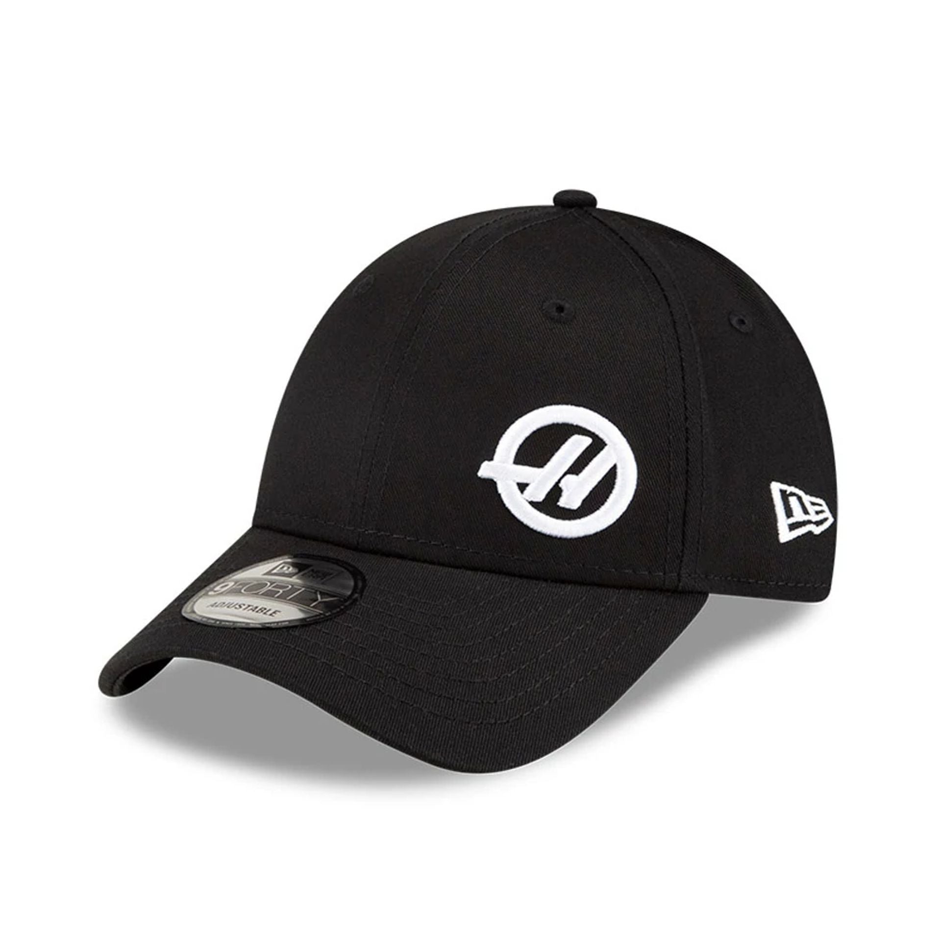 This is a Haas Formula 1 Flawless Black 9FORTY Adjustable Cap 1